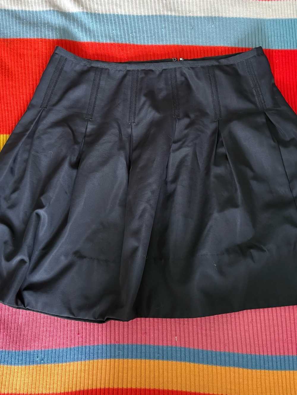 GAP Black Circle Skirt with Subtle Pleats